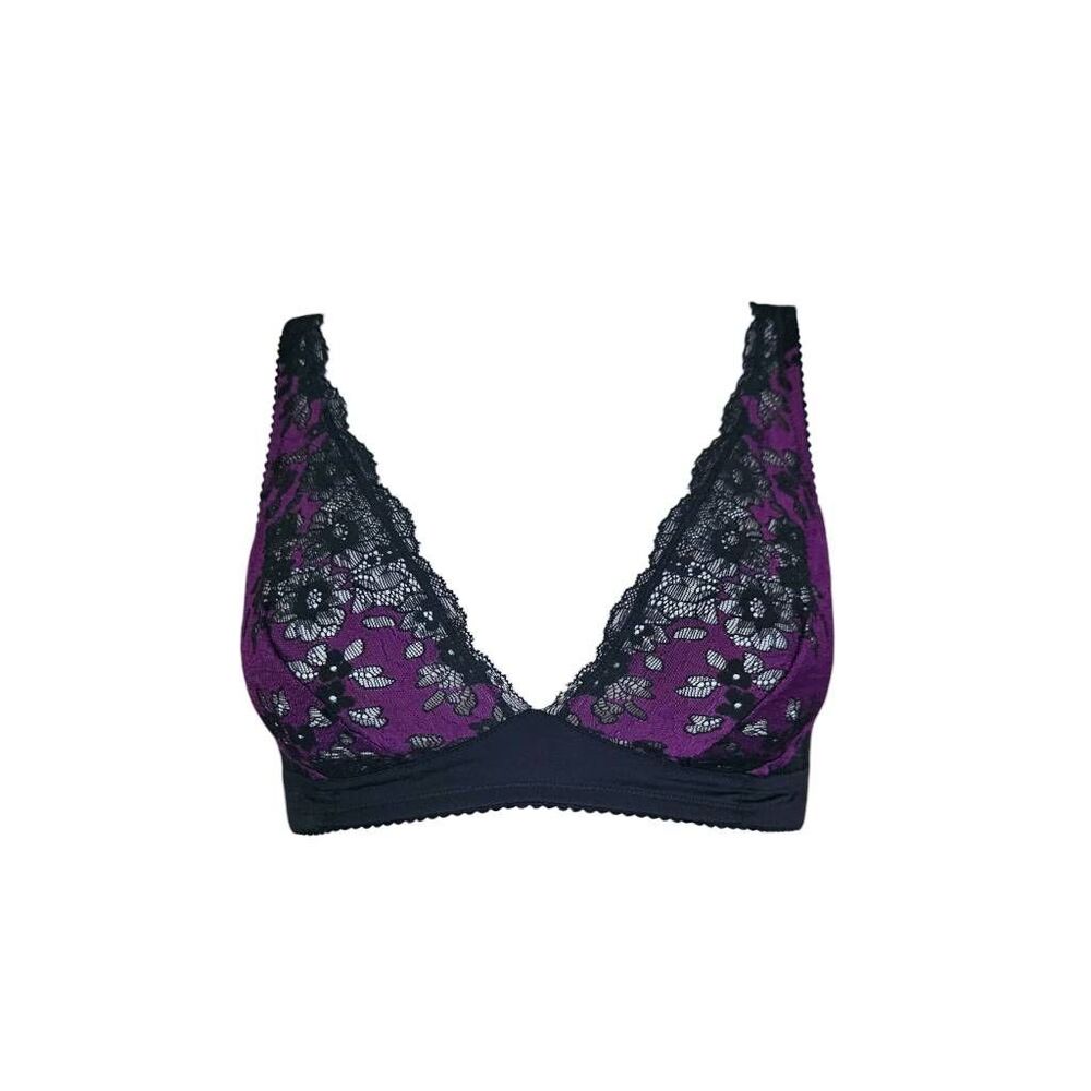 cosabella goth lace bralette